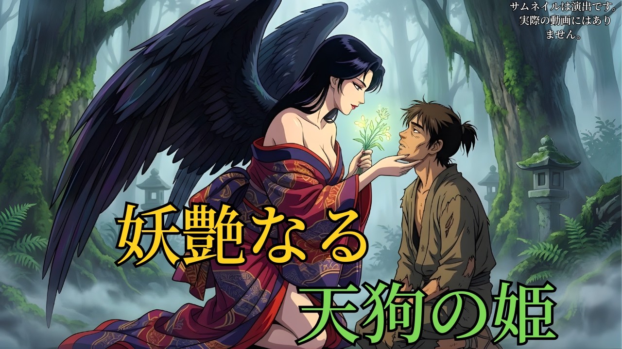 酷使されボロボロの最下層忍者が禁忌の森で出会った豊満な天狗の姫と口付けを交わして風の魔法を習得し仲間を救うために反逆を起こして戦国最強の忍び頭へと君臨する| 民話 | 野談 | 時代劇 | 昔話