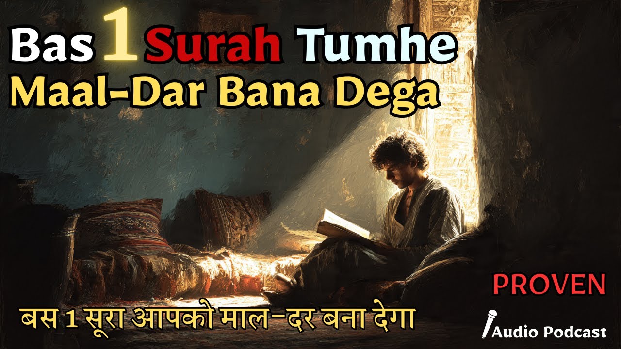 (PROVEN) Read This 1 Surah To Be Wealthy, Ghani, Kareem Rizq, Maal-dar Karne Wali Surah, Wazifa