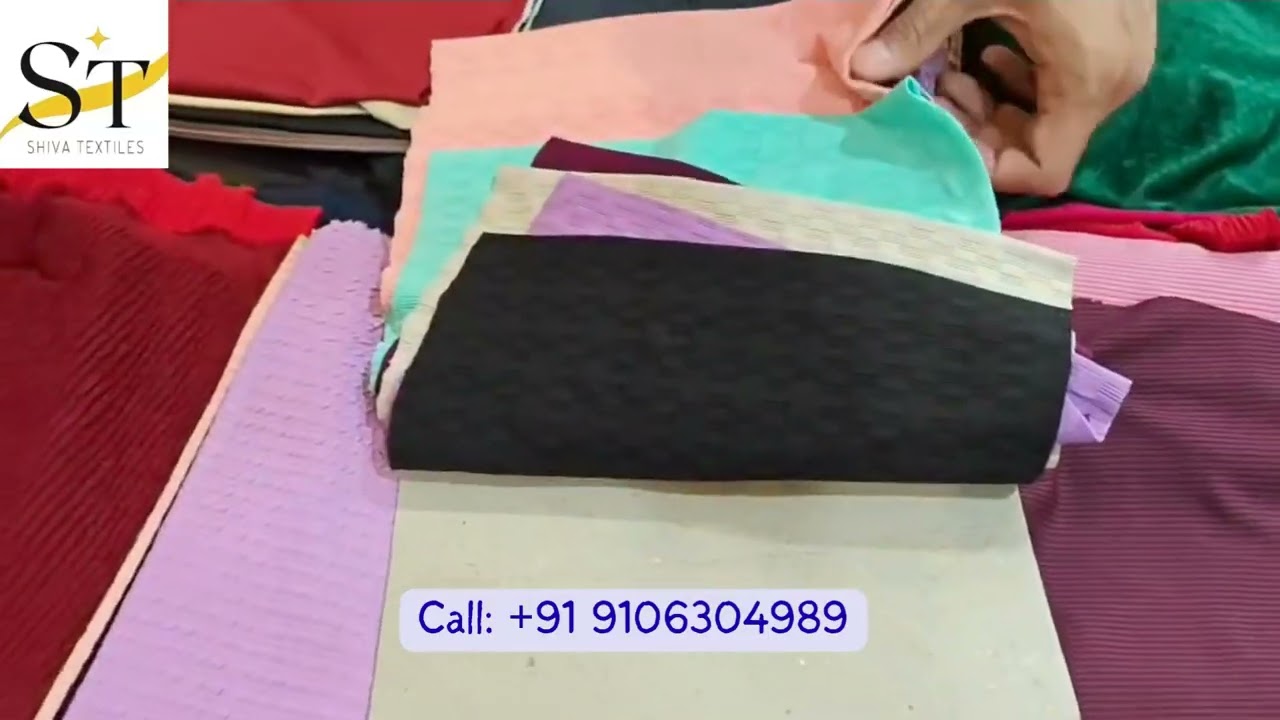 Lycra Sarina Tshirt Undergarments Fabric Manufacturer | Wholesale Market Surat