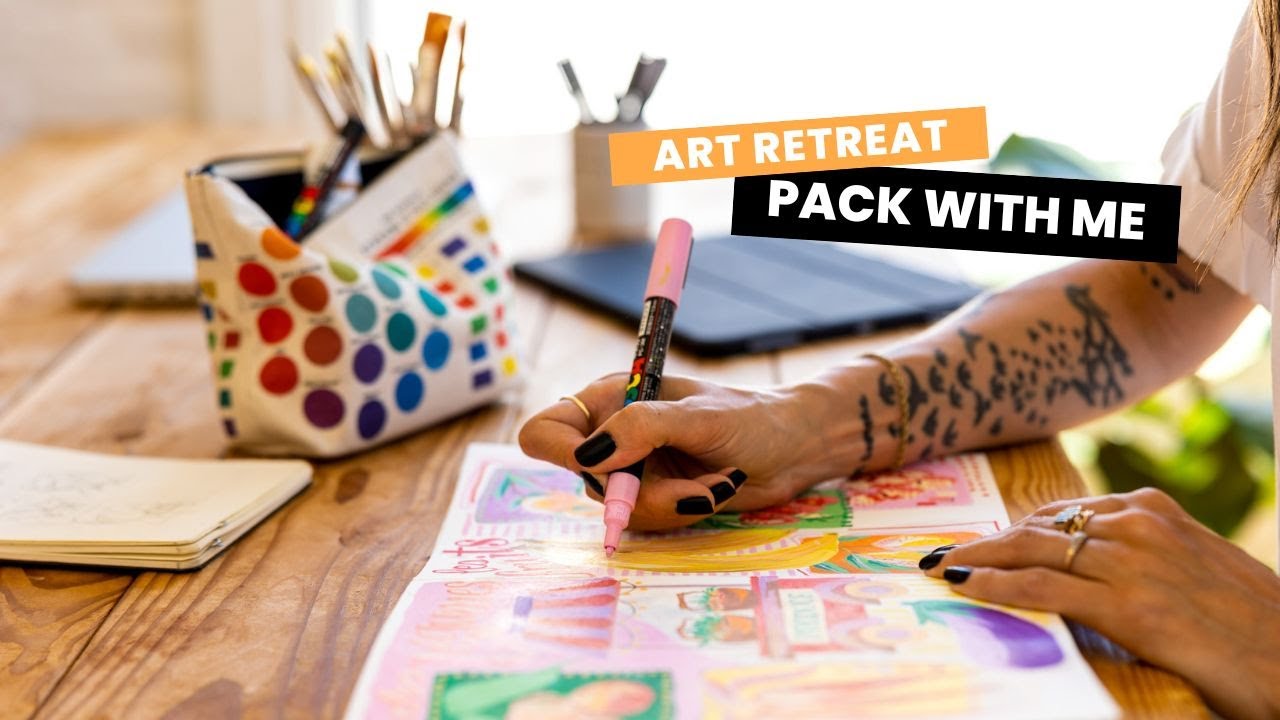 Pack for an Art Retreat with Me