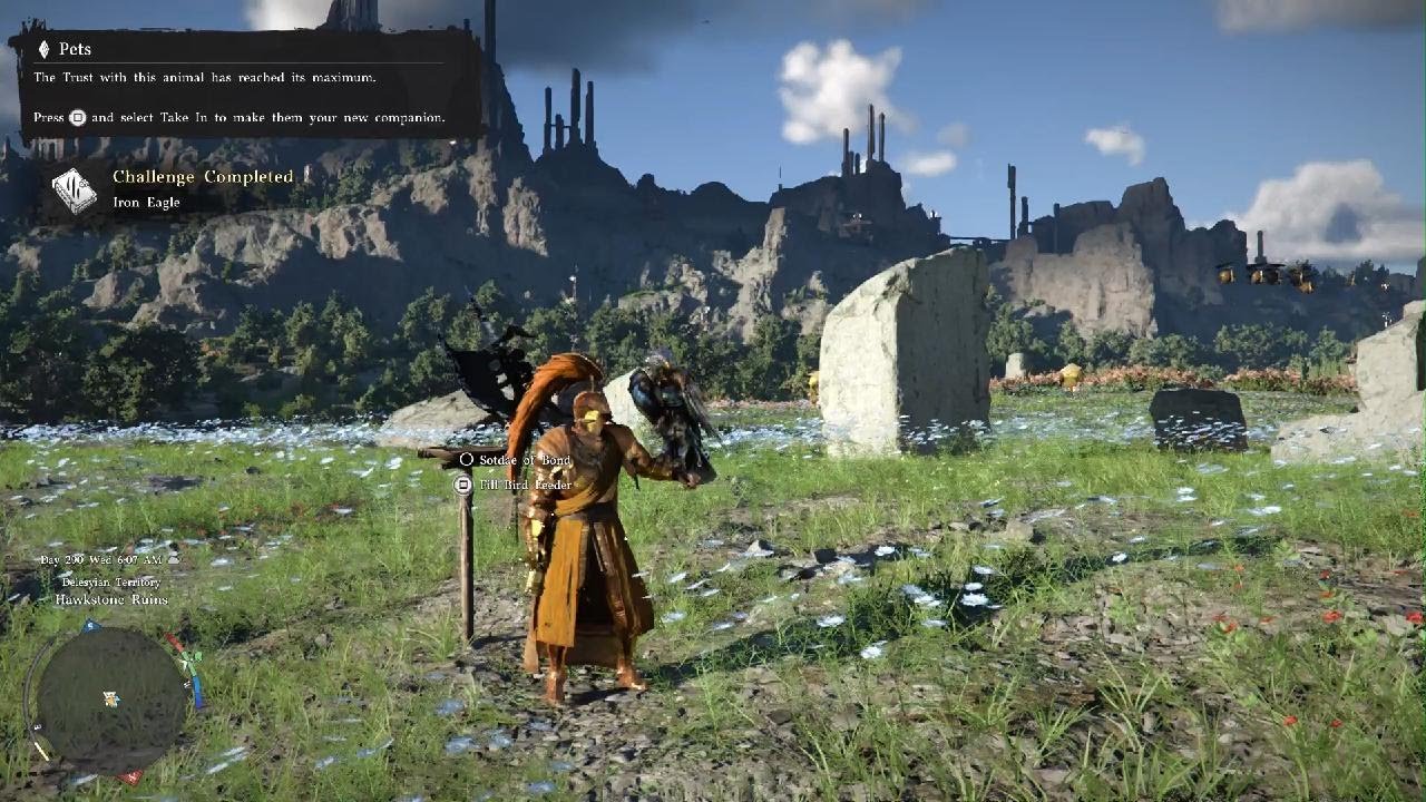 Crimson Desert Tame Iron Eagle (Dawn 5am + 20x Mercury)