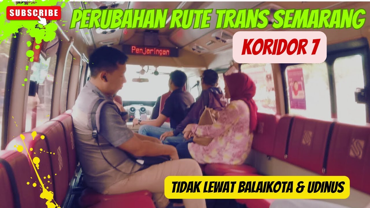 Perubahan Pola Operasi Trans Semarang Koridor 7 Arah Genuk. Tidak Lewat Balaikota & Udinus!