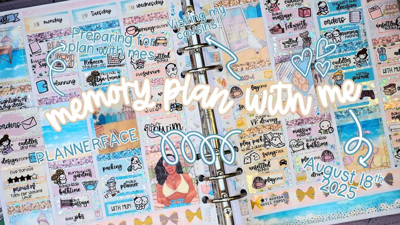 Как я готовлюсь к ШИМ | Планируем память вместе со мной | Рядом с морем [Plannerface] | 18 август...