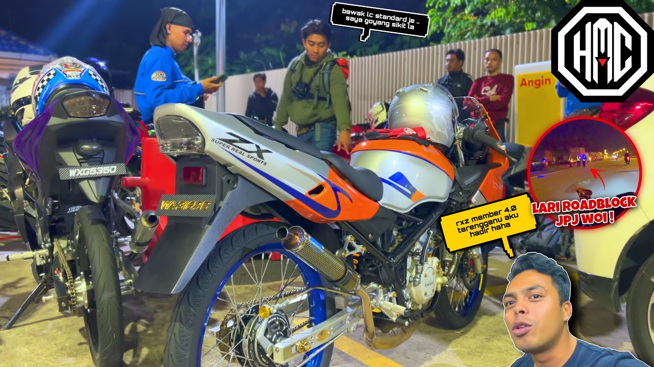 RiDE ke TERENGGANU RXZ MEMBER 4.0 🔥 | ROADBLOCK banyak Woi ! 😰 | RR aku ada MASALAH ! 😭