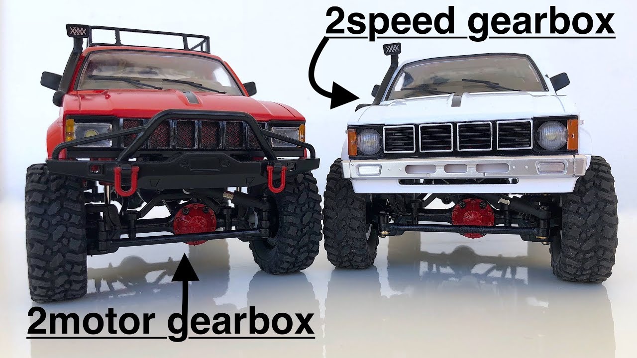 2 motor gear box, 2 speed gearbox and shafts assembly