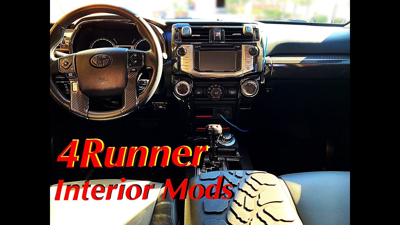 ⬛️🟥⬛️ Toyota 4Runner: Easy Interior Mods (Interior Mods Part1)