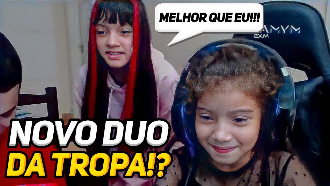 SARADA VENDO MANU JOGAR PELA PRIMEIRA VEZ!!! - MANU NOVA CONTRATADA DA TROPA
