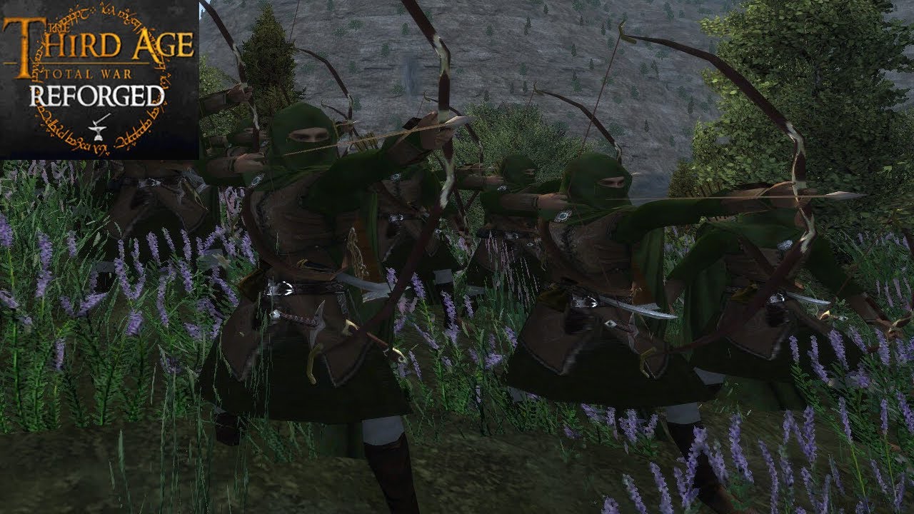 ERYN LASGALEN, LAND OF THE SILVANS (Siege Battle) - Third Age: Total War (Reforged)