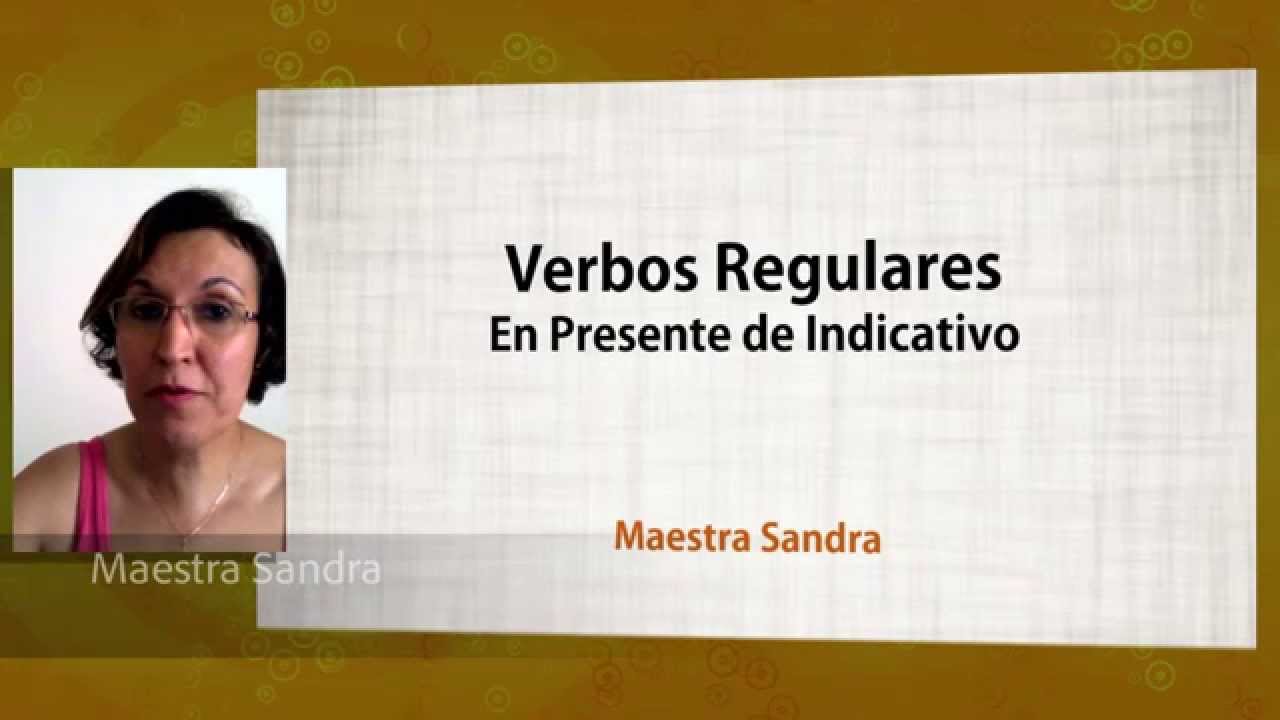 Aula Espanhol - Verbos Regulares en Presente de Indicativo  +Español