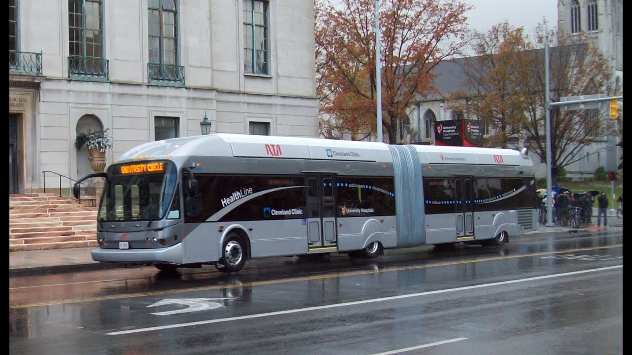 BRT - Bus Rapid Transit (HealthLine) in Cleveland, Ohio 2019