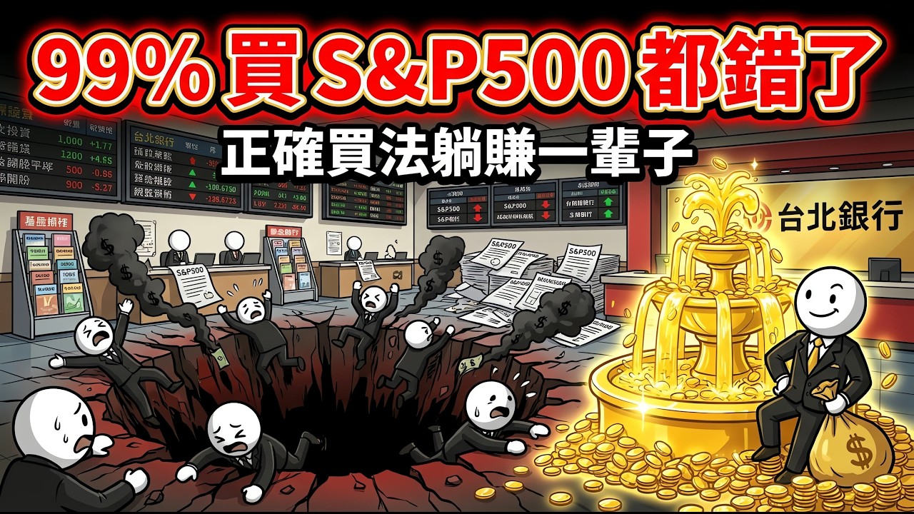 99% 的人買 S&P500 都買錯了！正確買法，打造一輩子不用上班的自動收入
