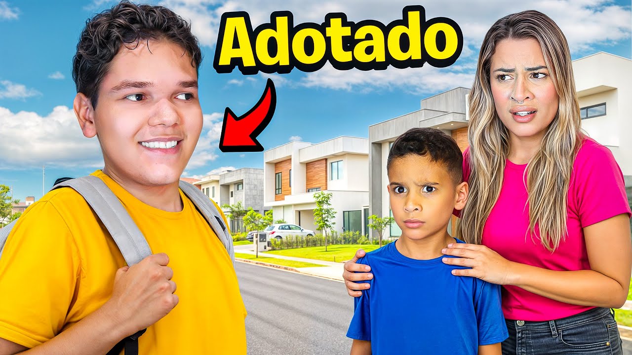 MEU IRMÃO ADOTIVO CHEGOU NA FAMÍLIA *Vai morar comigo?