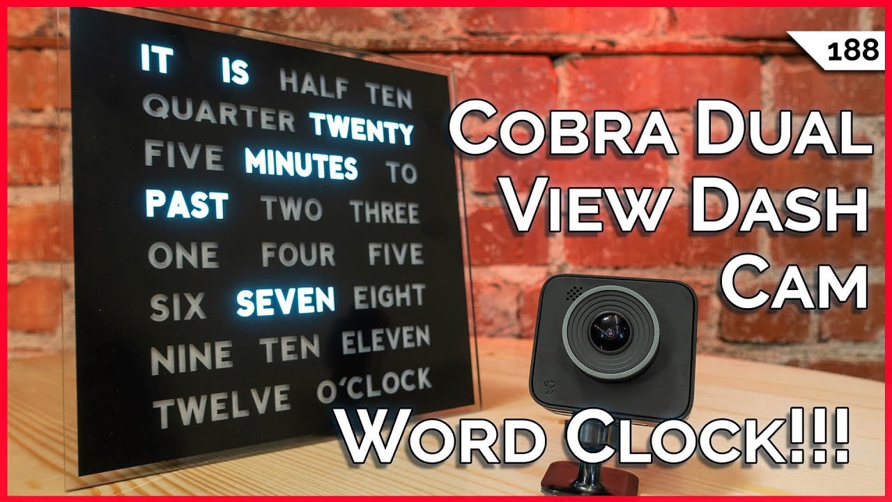 Bitwarden Password Manager Review, Ryzen 2 CPUs, Cobra Dual View Dash Cam, Word Clock!!!