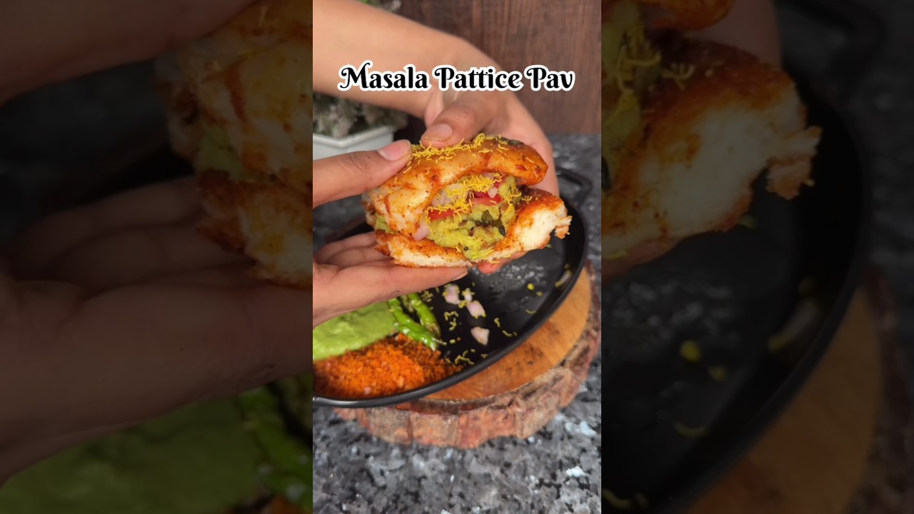 This Indian Snack is ADDICTIVE 🤯🔥 | Masala Pattice Pav 