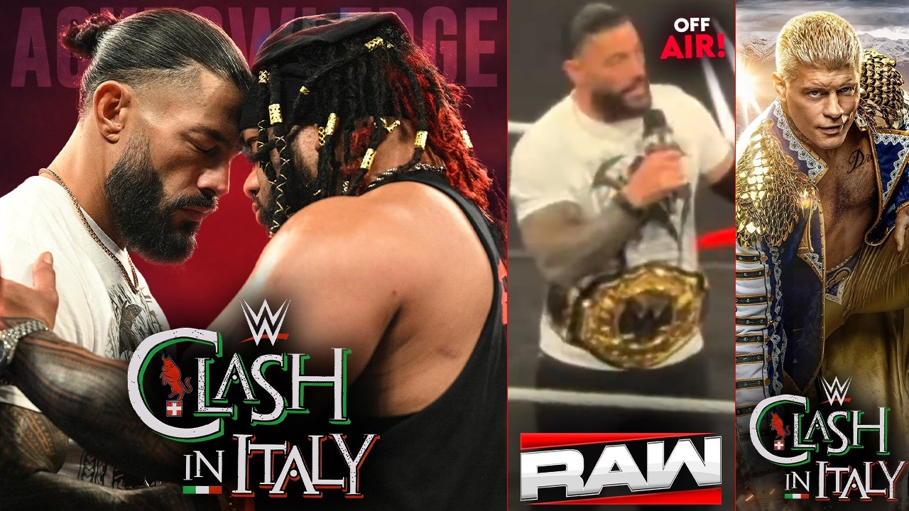 Roman To ACKNOWLEDGE Jacob Fatu!? Roman Reigns After Raw Off-Air | Clash In Italy OPENING MATCH| WWE