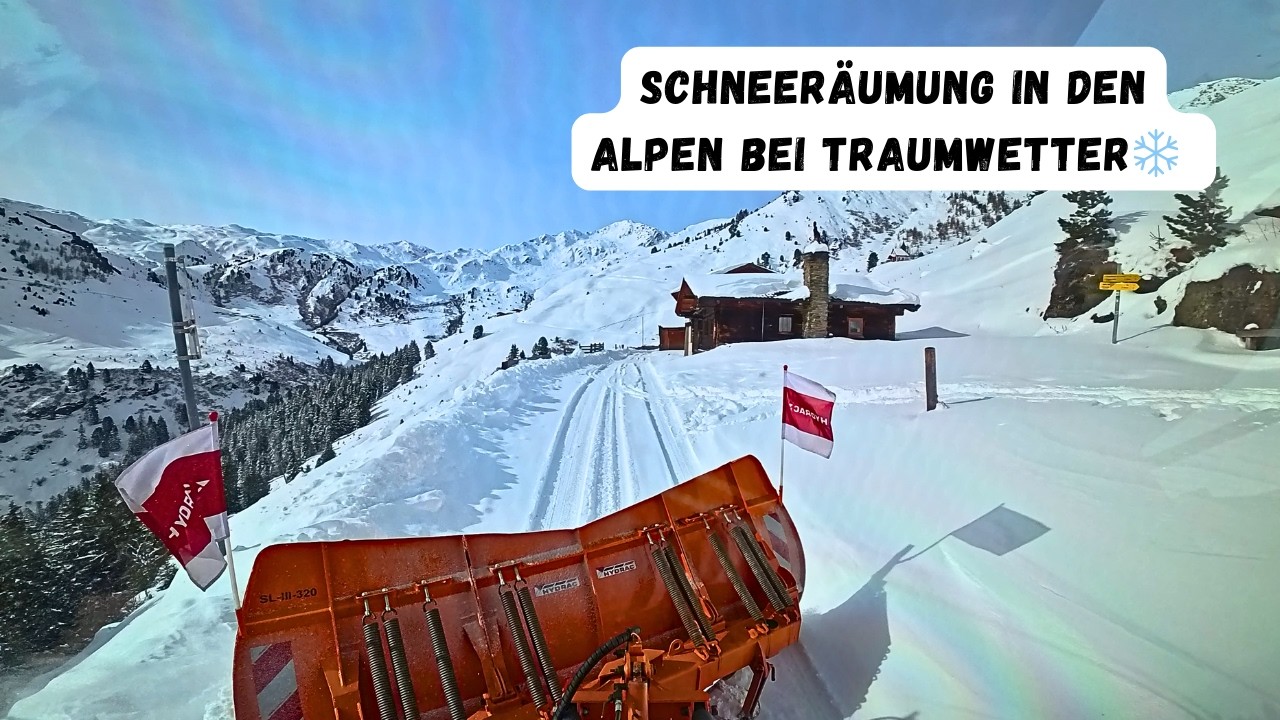 ❄️More fresh snow❄️Winter service | Snow removal from 18.02.26 in the Alps