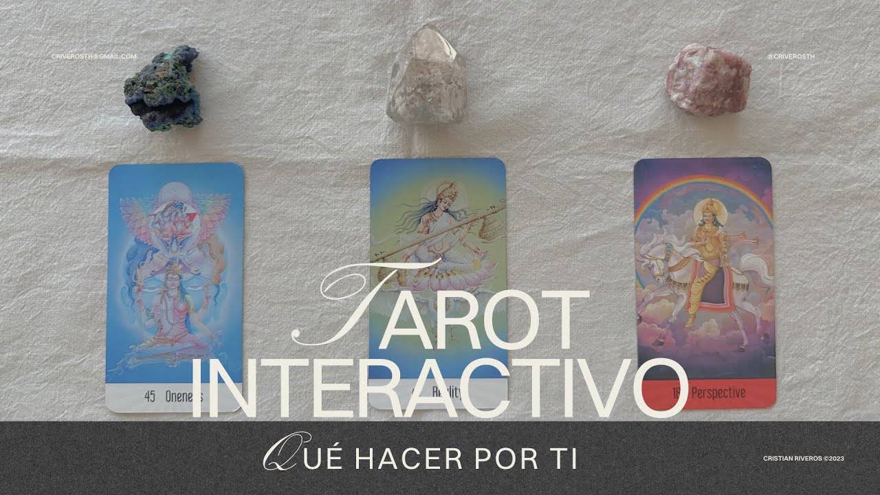 🔮Guía: Qué puedes hacer por ti | Lectura atemporal