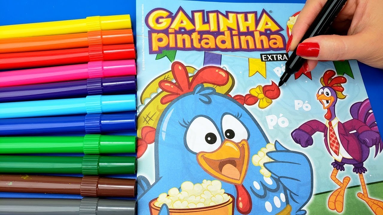 Livro De Atividades Galinha Pintadinha. Passatempos Divertidos Para Produção