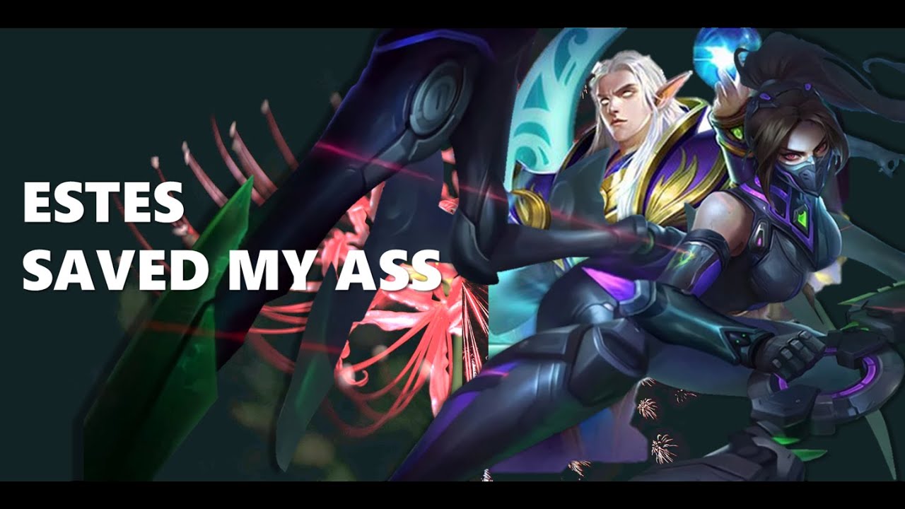 MOBILE LEGENDS - MLBB - HANABI GAMEPLAY - Estes Saved My ASS!