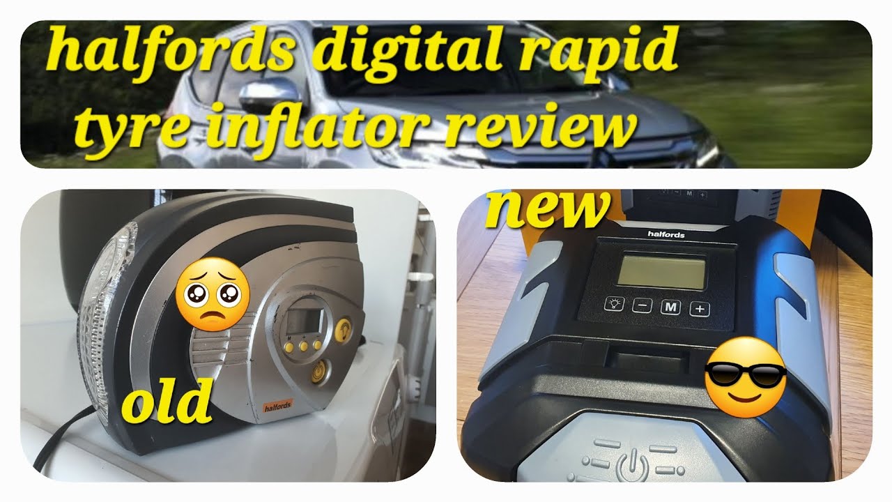 halfords rapid digital tyre inflator review