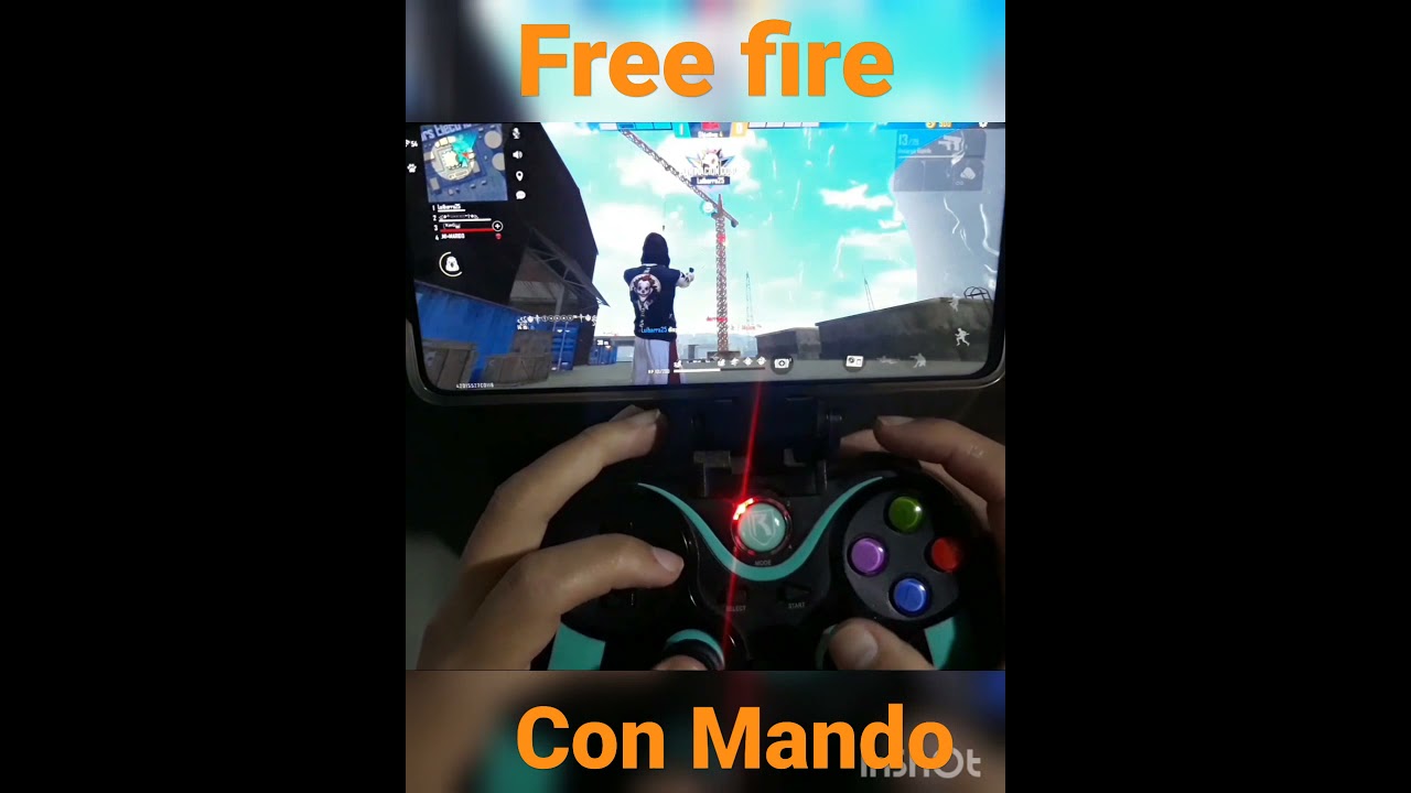 jugando free fire con mando. #shorts #freefire