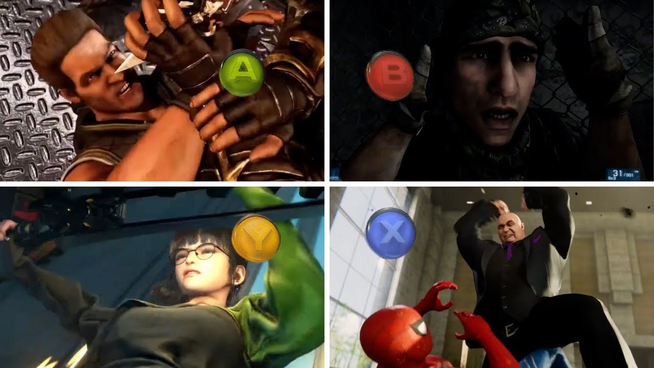 Top 30 Quick Time Events in Gaming -  QTE Compilation