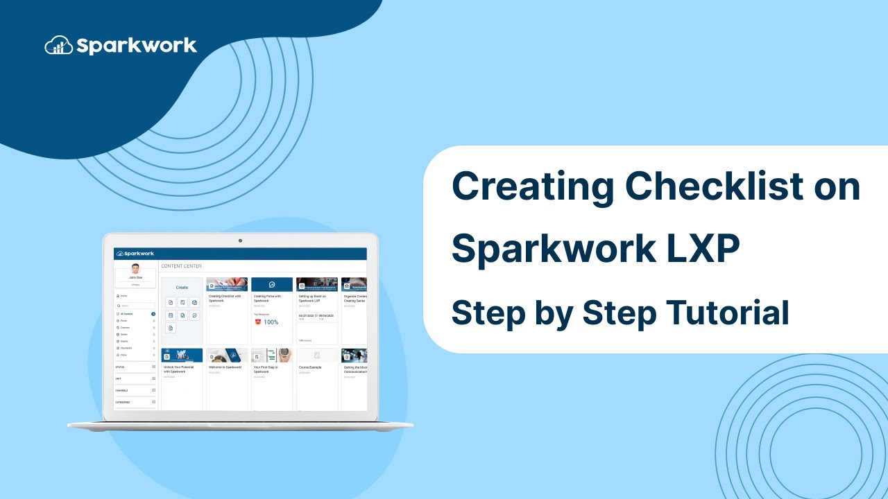 Streamline Workflows: Creating Checklist on Sparkwork LXP