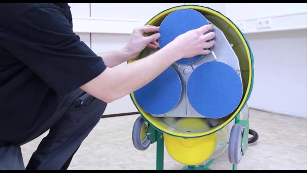 'גל ליטוש' מציגה: מכונת ליטוש TRIO® בעלת שלוש דיסקיות - מבית LÄGLER הגרמנית