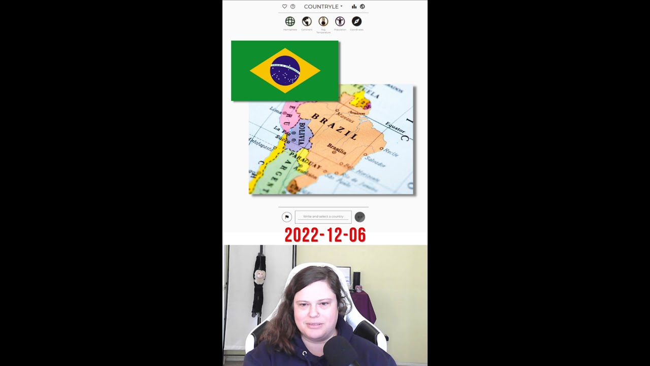 The most biodiverse country in the world! (12/6/22) #countryle #brazil