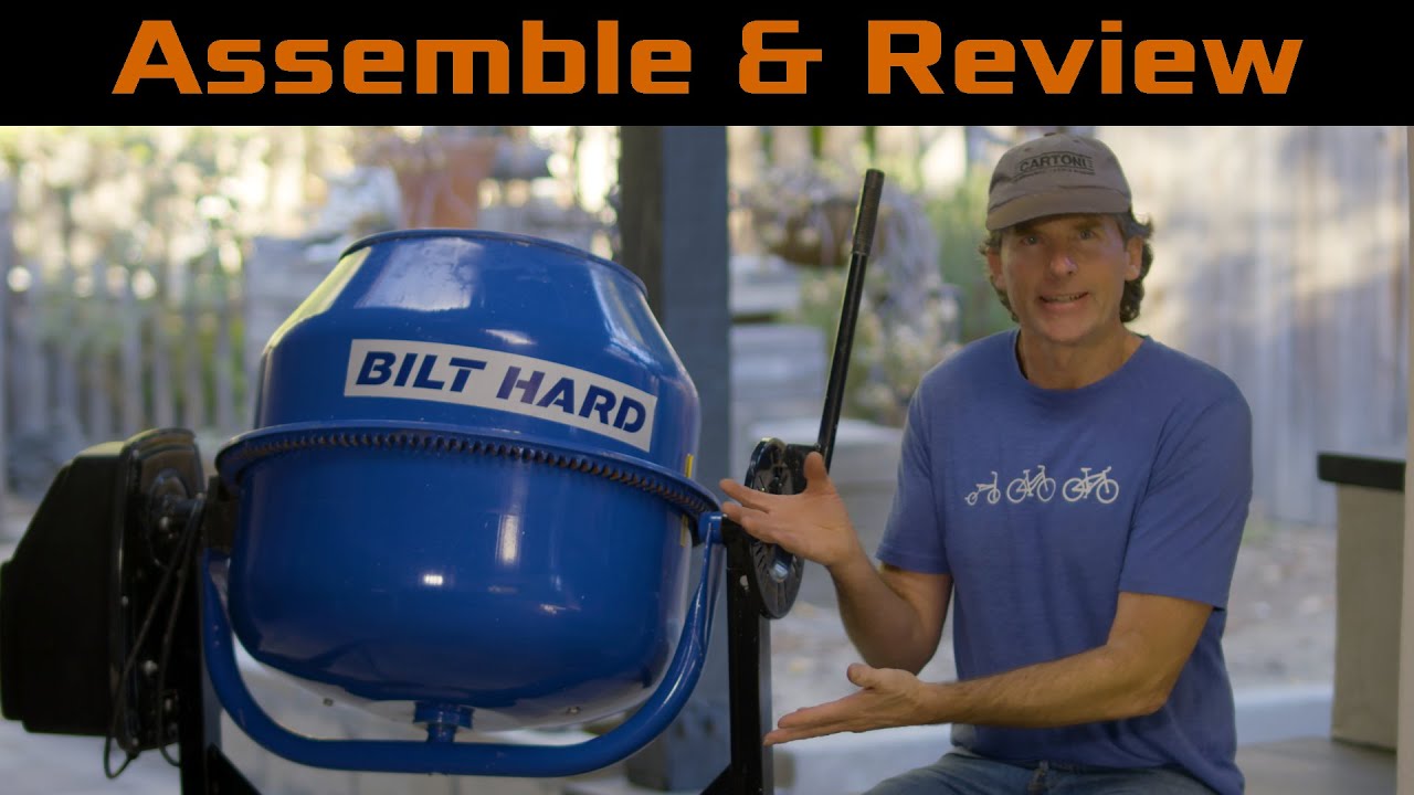 This Bilt Hard 4.5 cu Cement Mixer paid for itself after 2 projects!