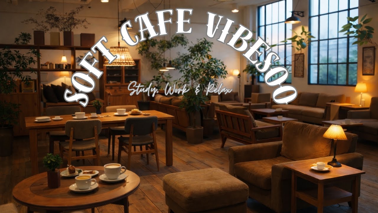 【Playlist 】-Soft Cafe Vibes -|Winter Cafe☕️ |Chill & Relax| Study, Work, Relax|作業用BGM︱カフェBGM｜