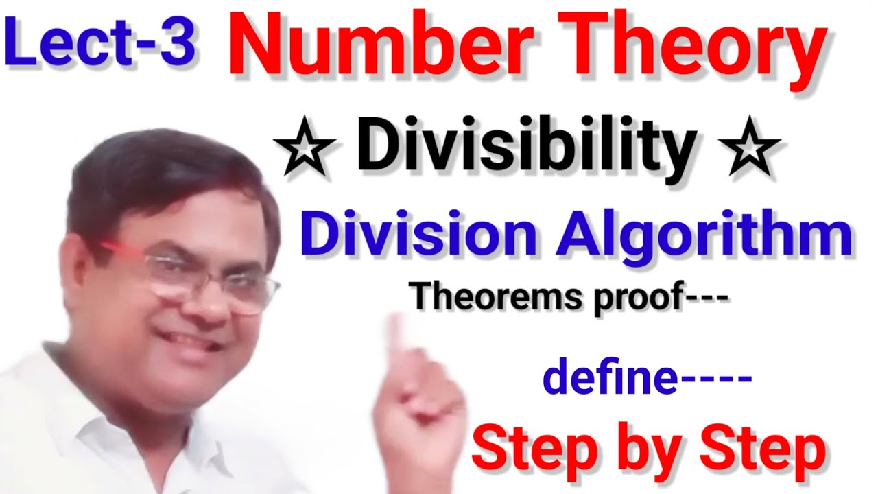DIVISON ALGORITHM | Number Theory | Division Algorithm Theorem proof