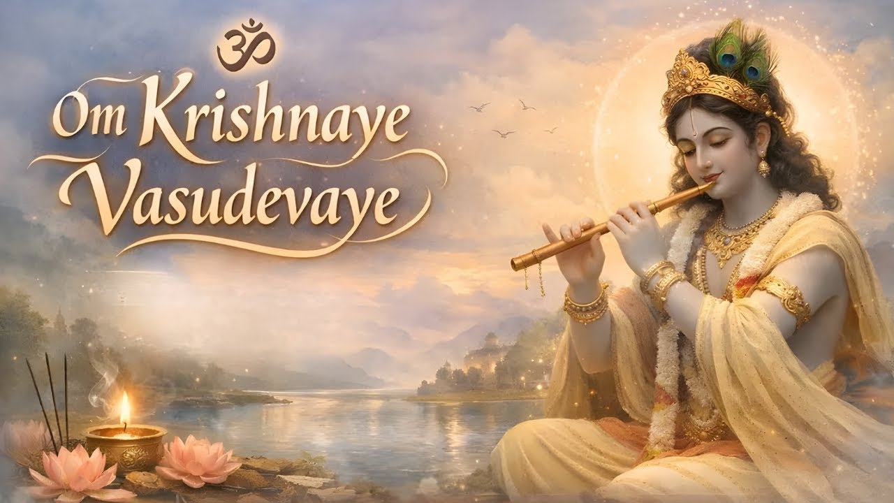 Om Krishna Vasudevaye Mantra to Calm Mind, Attract Positivity & Divine Blessings | #Krishnamantra
