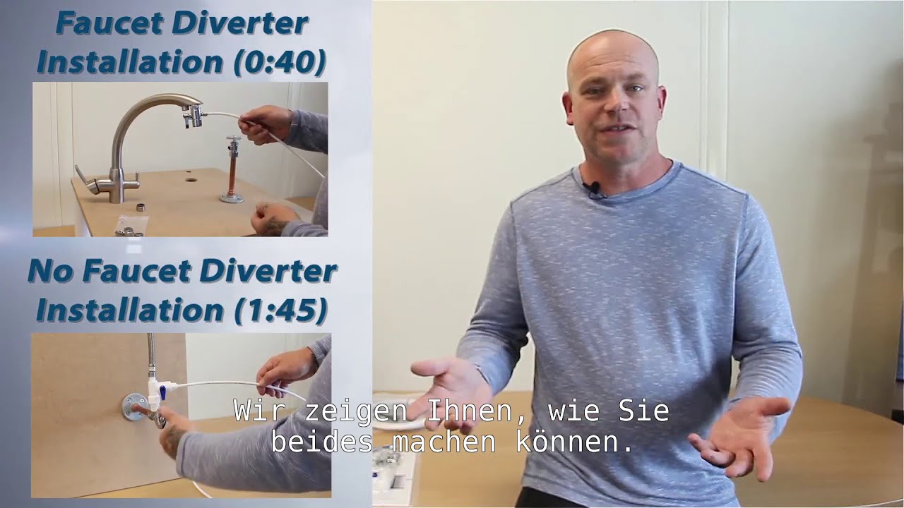So installieren Sie einen AlkaViva Ionisator der Serie H2 (Basisches Wasser Ger&auml;t)