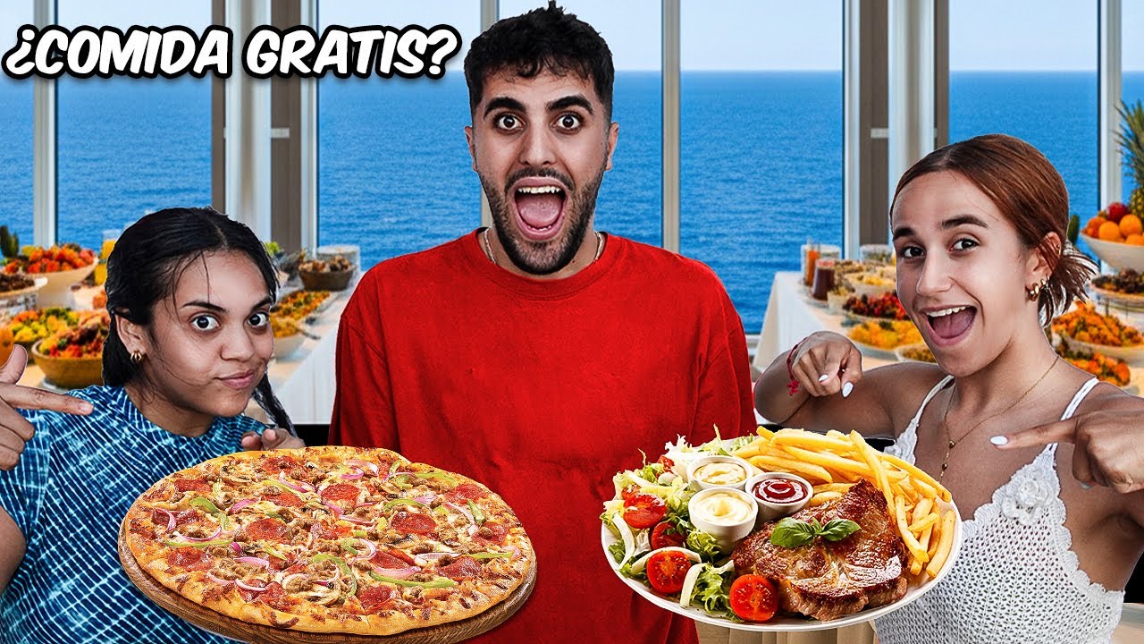 Probando TODO lo que se puede comer GRATIS en el CRUCERO 🍕| Icon of the Seas 