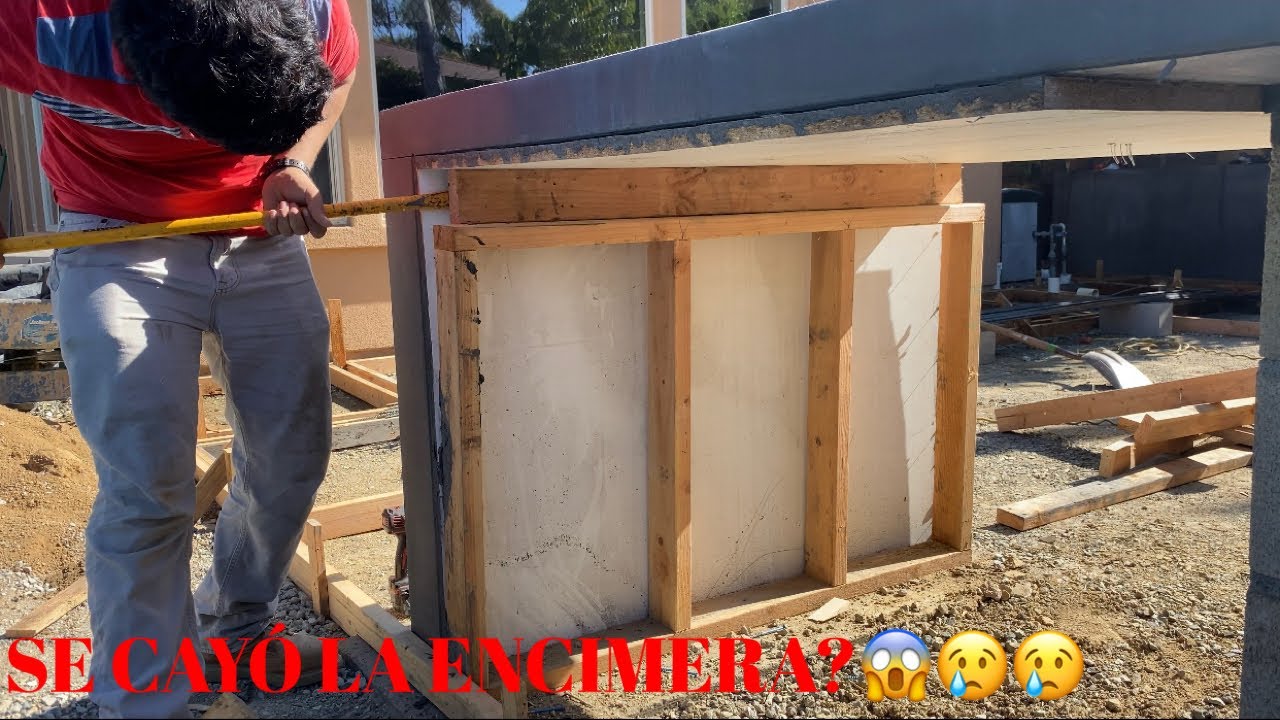 DESENCOFRADO DE LA ENCIMERA | SE CAYÓ??