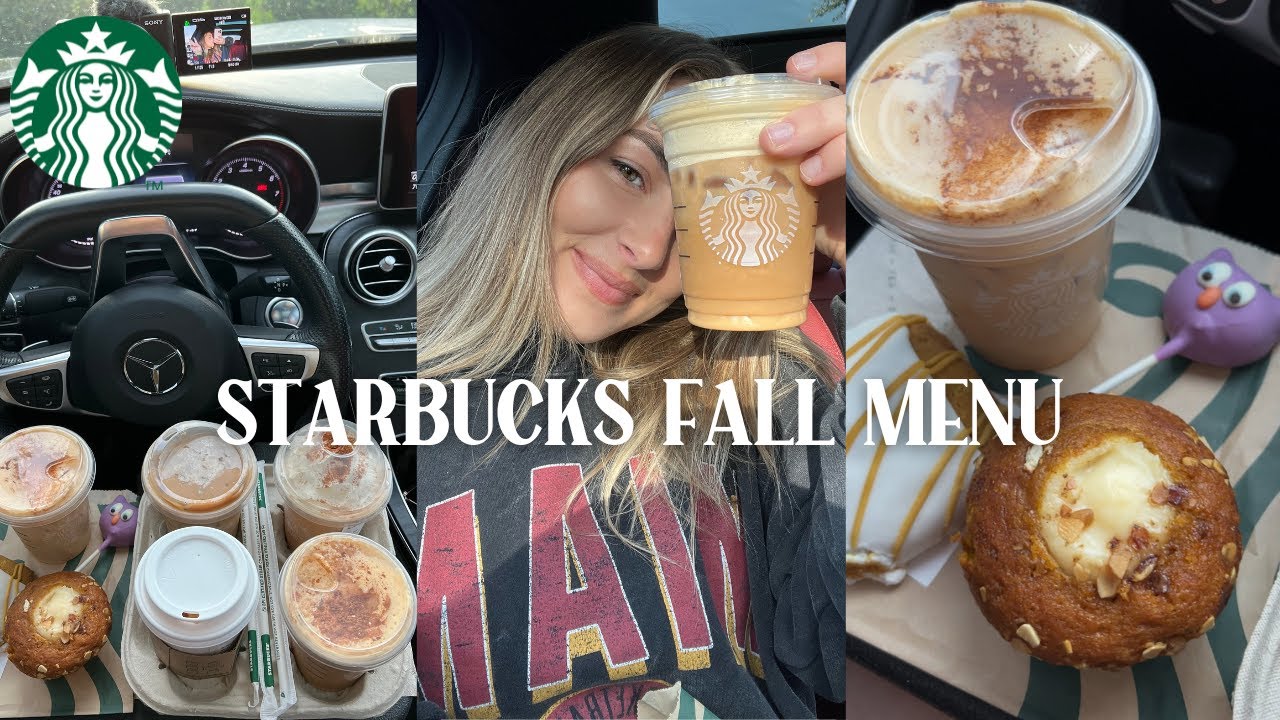 NEW STARBUCKS FALL DRINKS & FOOD REVIEW 🍁 2022