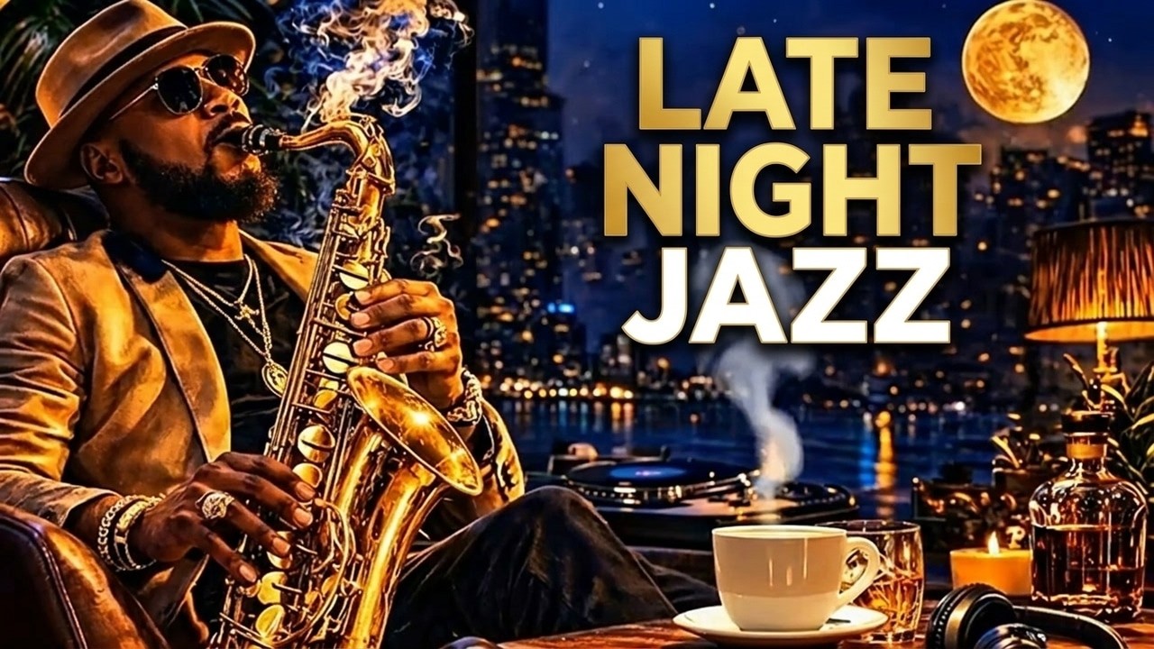 Solo Saxophone Under City Lights | Late Night Jazz Coffee Vibes❤️🔥