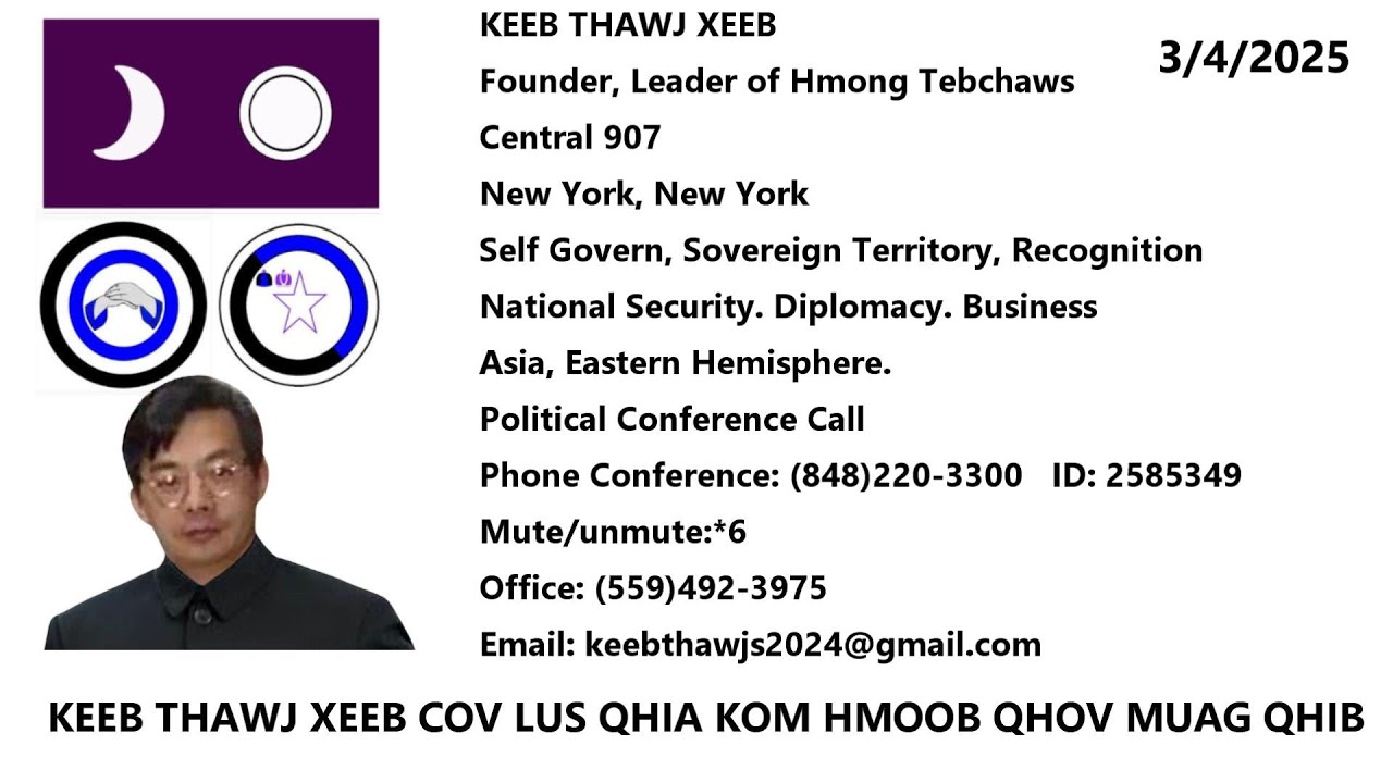 KEEB THAWJ XEEB COV LUS QHIA KOM HMOOB QHOV MUAG QHIB 3/4/ 2025.