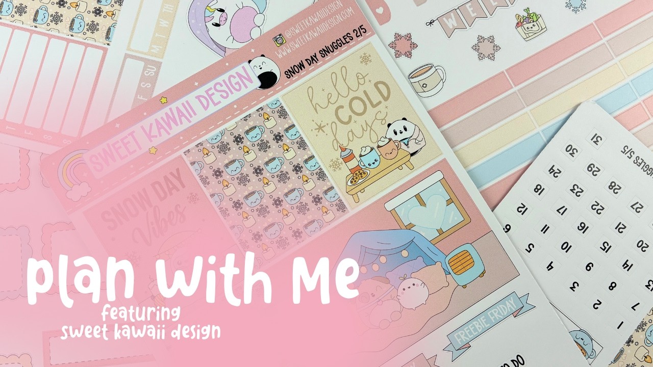 Plan With Me | Sweet Kawaii Design | Hemlock and Oak