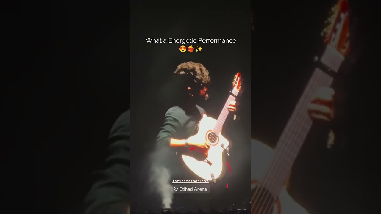 Wait till end energetic performance 😍❤️‍🔥✨ Arijit Singh Live in Abu Dhabi ❤️‍🔥 Stay Connected 