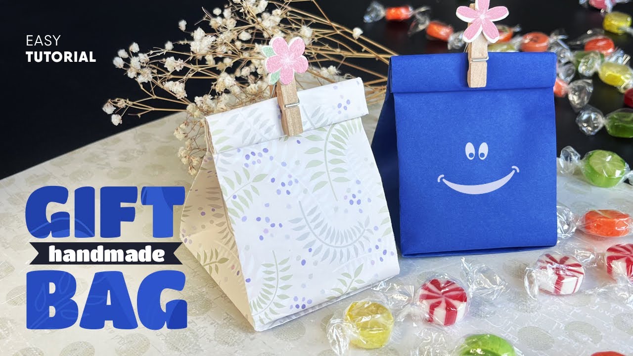 Paper Gift Bag | Handmade Mini Paper Packaging | Easy Tutorial