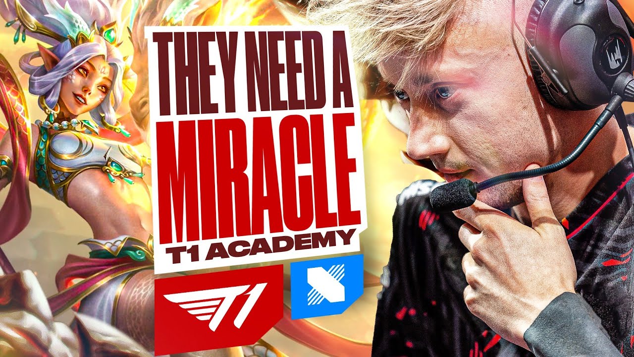T1 NEED A MIRACLE RUN TO START RIGHT NOW - T1 ACADEMY VS DRX - CAEDREL