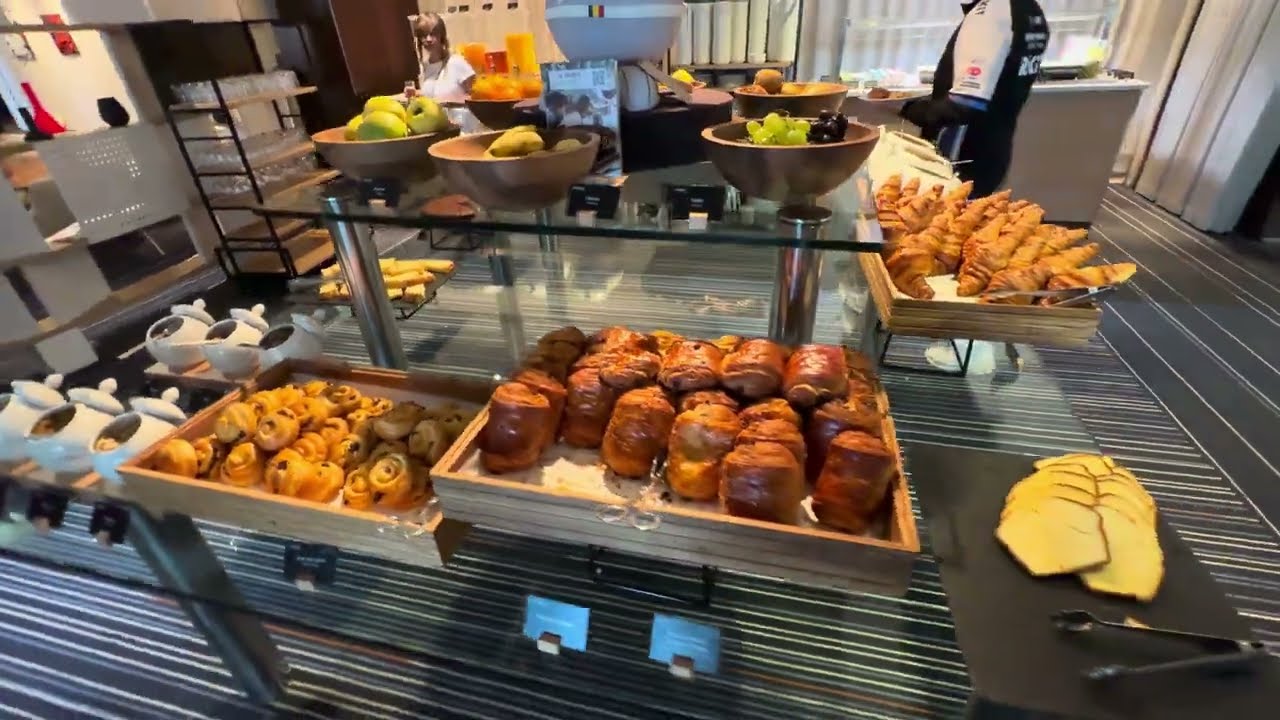 #Monaco 🇲🇨 #Larvotto Le Méridien Beach Plaza | breakfast 🥞 experience | overlooking for sea 🌊.