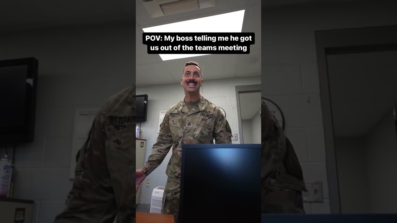 Let&rsquo;s end all unnecessary meetings. #military #microsoft #meeting #wasteoftime #work #conference