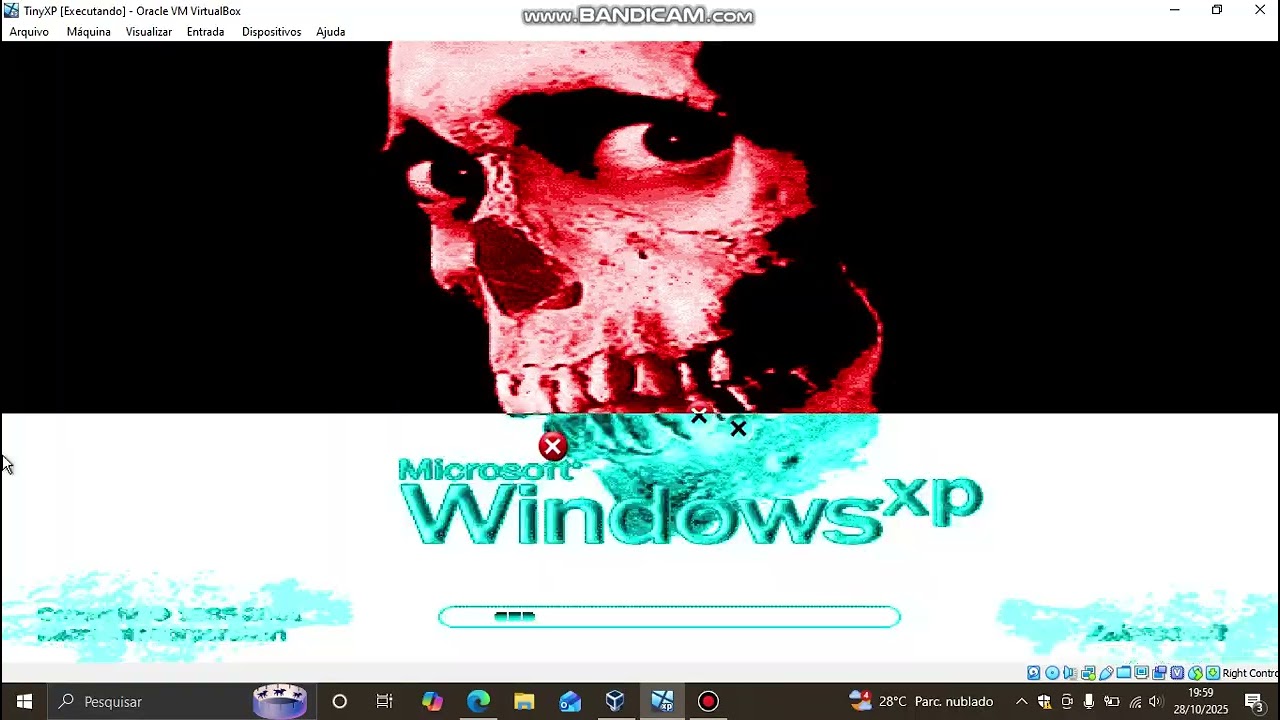 MEMZ.exe VS Windows XP Horror Edition Destructive
