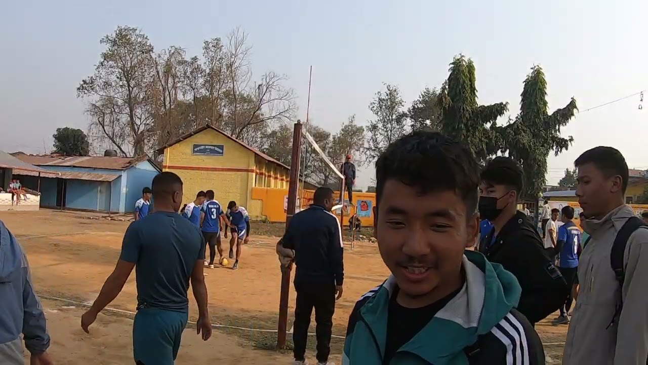 Sunwal 1 Vs sunwal 3 volleyball match at sunwal 3 kritipur frist ward cup 