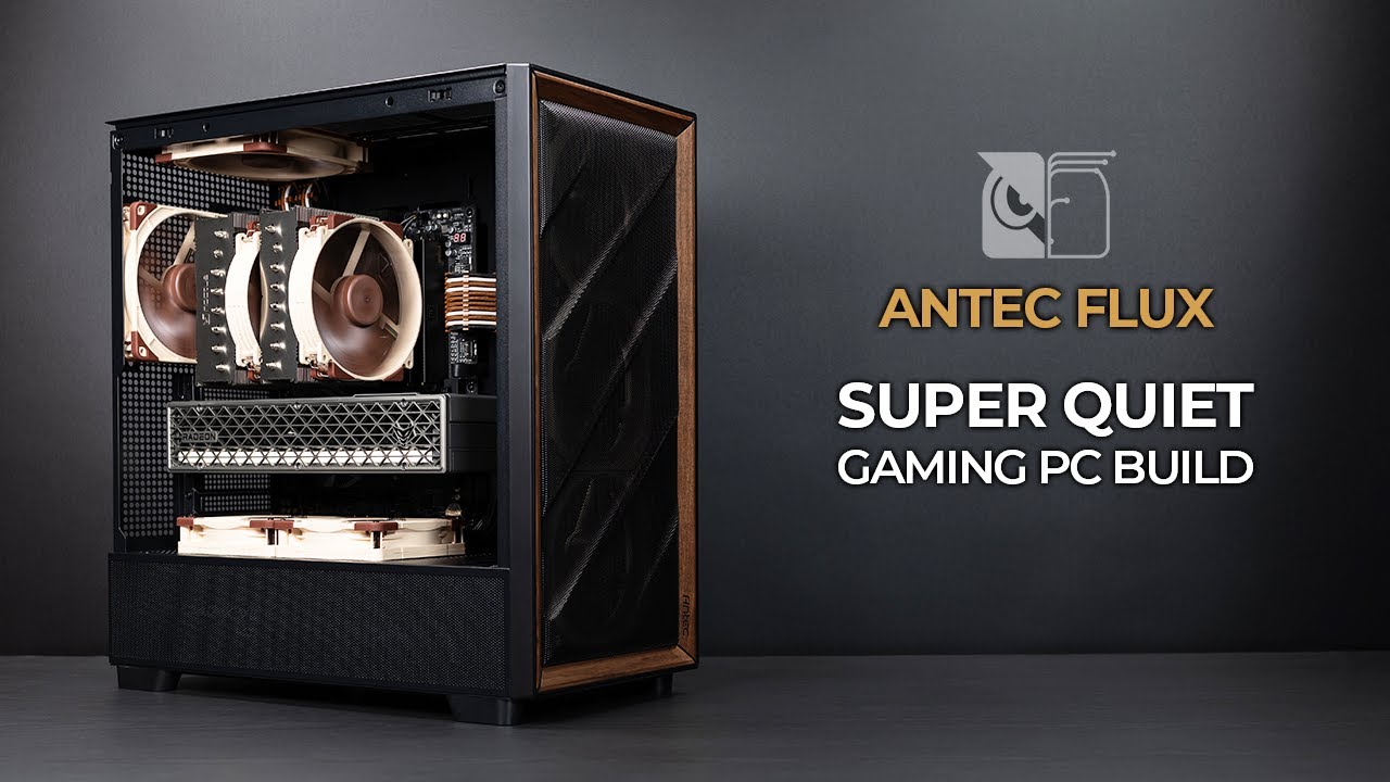 Quiet Noctua Gaming PC Build | NH-D15 G2 | Antec Flux | 9800X3D & RX 9070 XT | T-Create Expert
