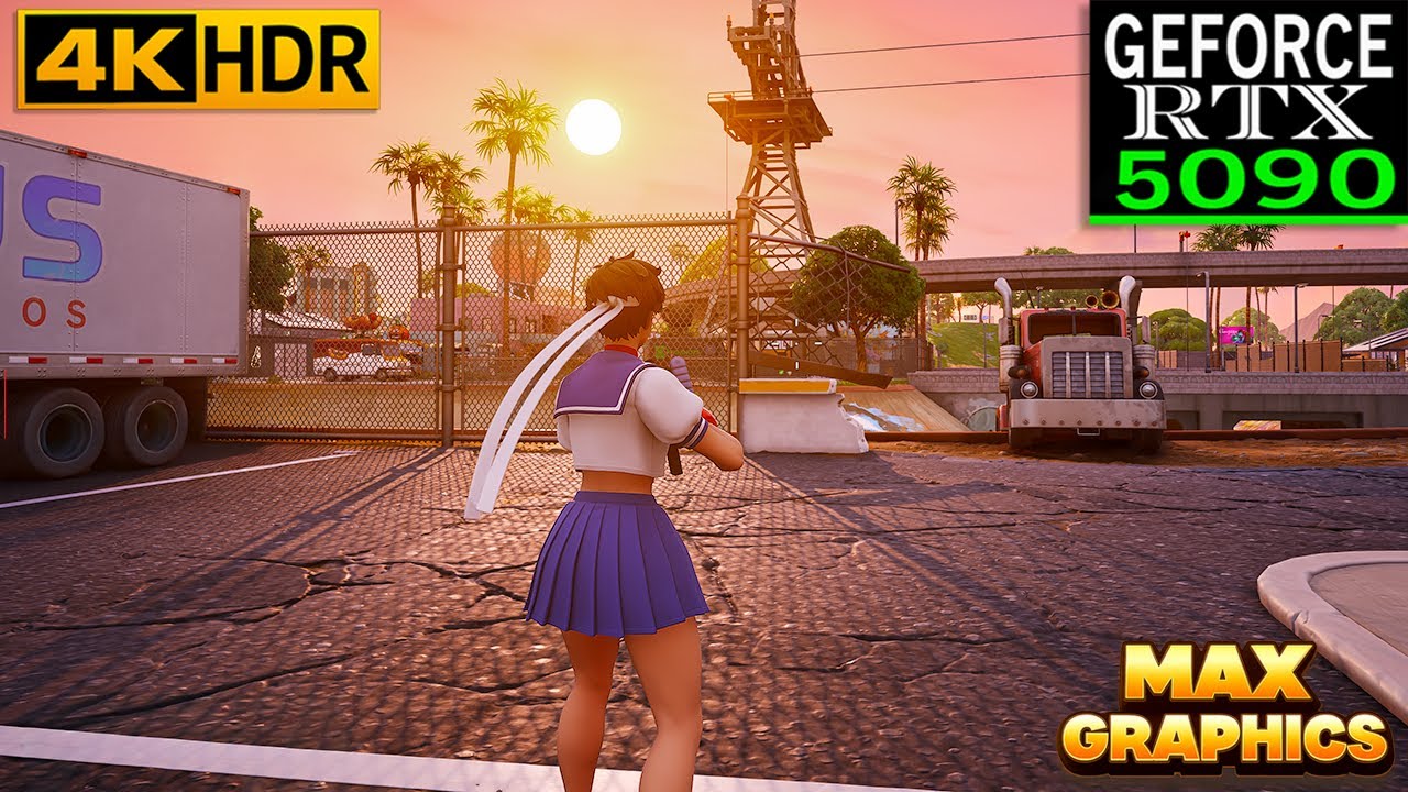 Fortnite Zero Build 4K MAX Graphics | Sakura Skin (RTX 5090)