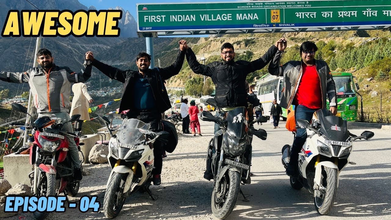 FIRST INDIAN MANA VILLAGE ON BMW G310RR 😍 VERY CLOSE TO CHINA | EPISODE - 04